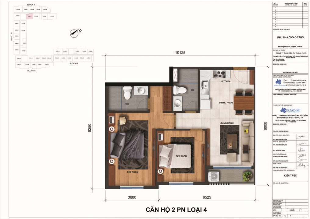 CĂN HỘ 02PN LOẠI 4