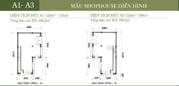 Shophouse mẫu 1