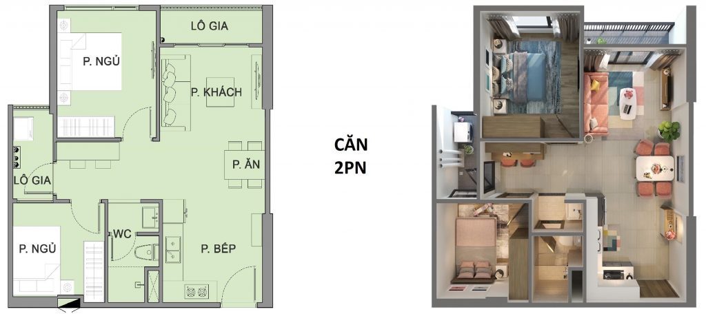 Căn hộ 02PN