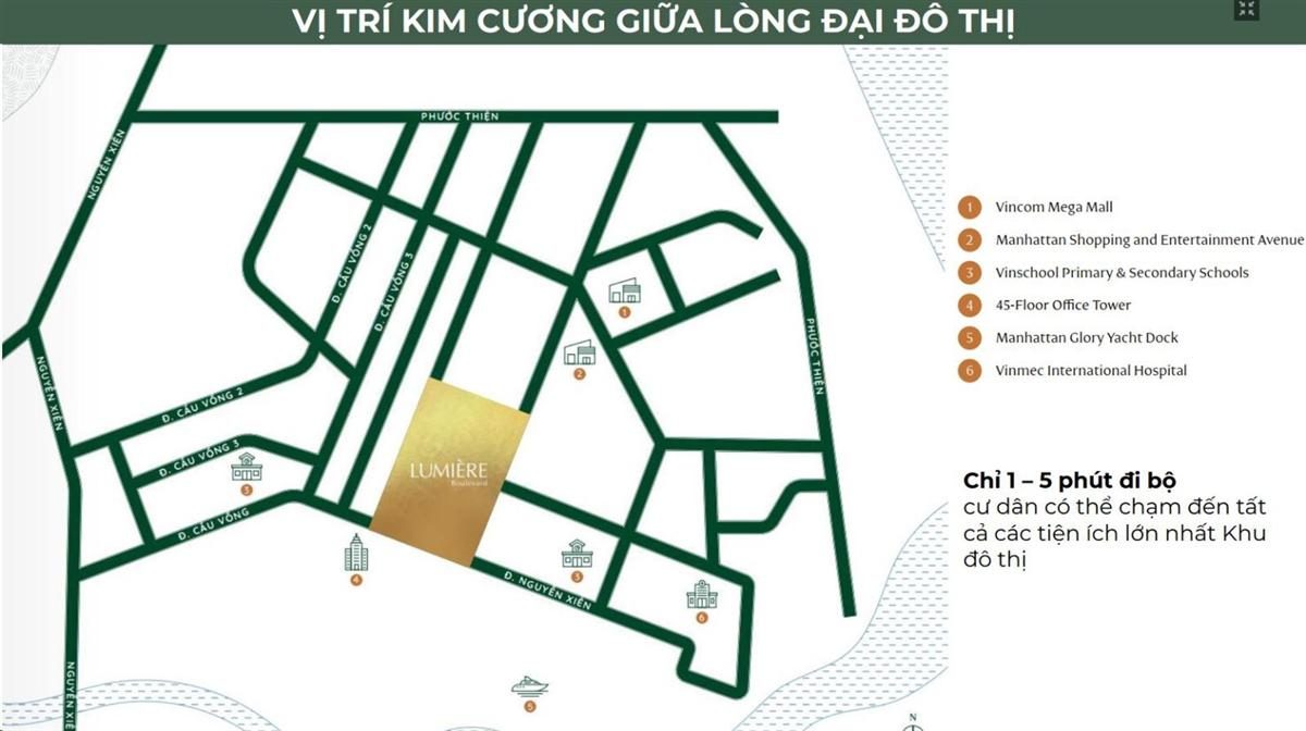 Bản đồ vị trí Lumiere Boulevard