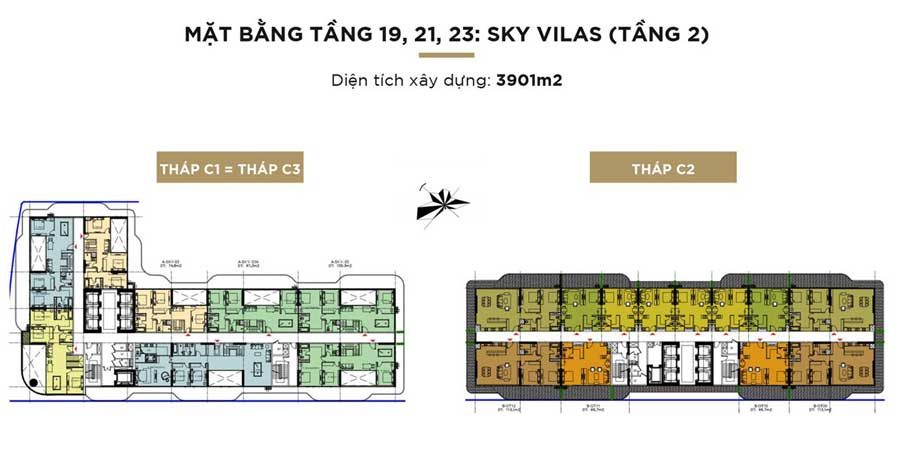 MB TẦNG 19,21,22