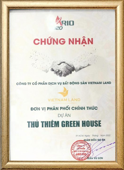 RICH STAR LAND - đơn vị phân phối chính thức dự án Thủ Thiêm Green House