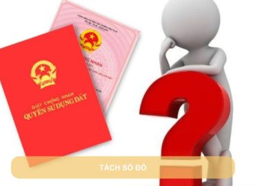 tách sổ đỏ