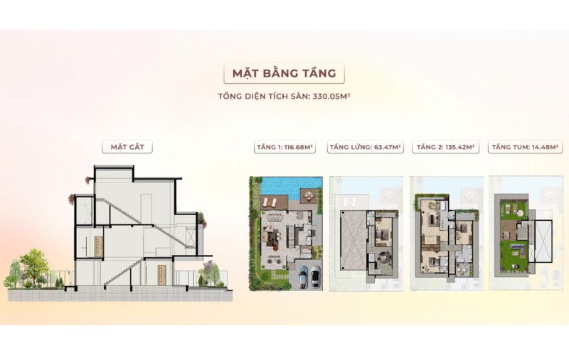 Mặt Bằng Layout Eco Village Saigon River 21