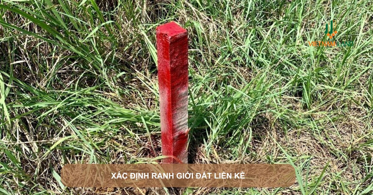 xác định ranh giới đất liền kề