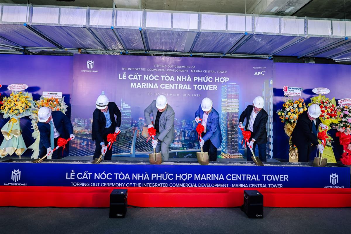 Lễ cất nóc dự án Toà nhà Marina Central Tower